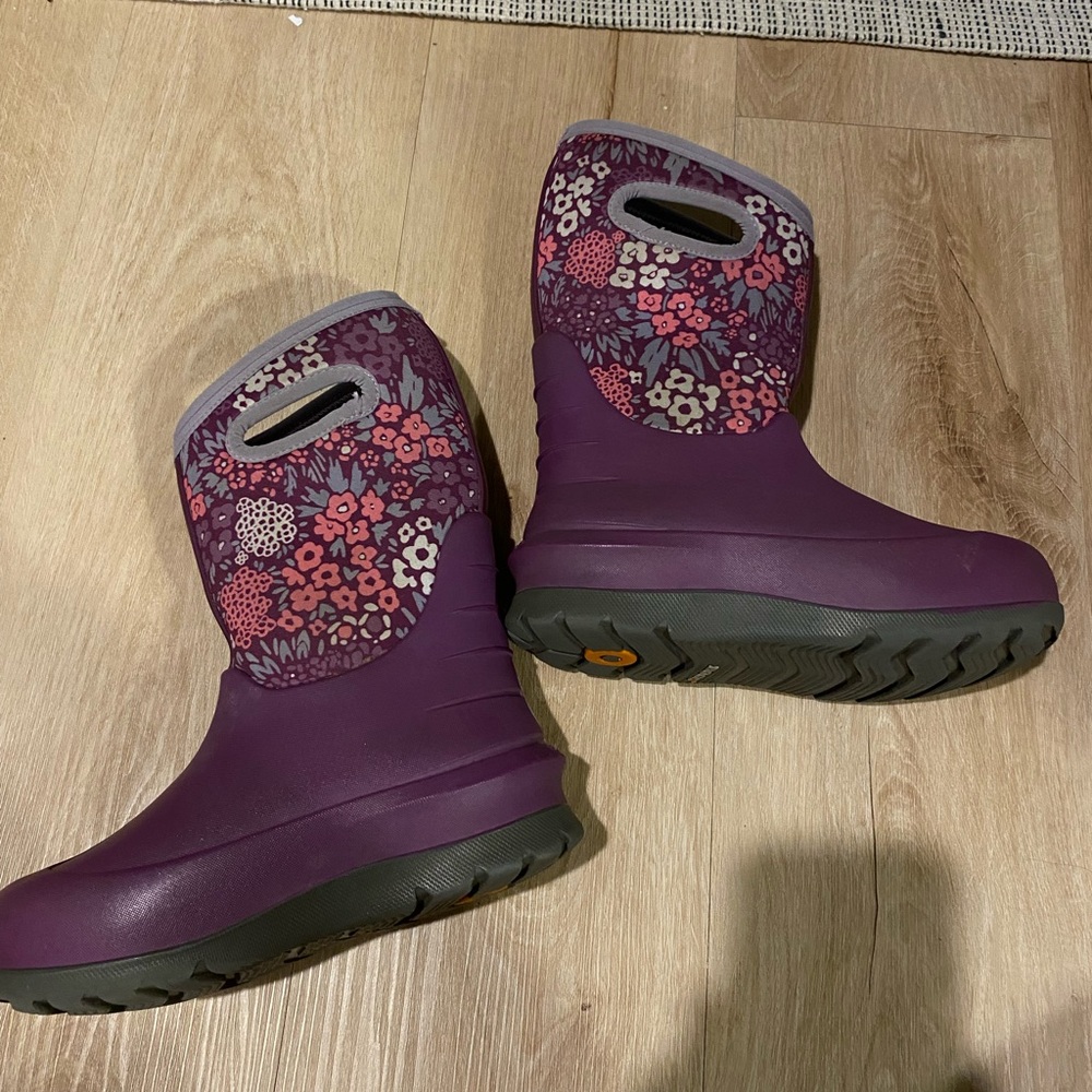 BOGS classic waterproof Boot northwest garden size youth 3 - Picture 3 of 8